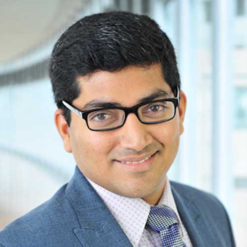 Headshot of Vishy smiling
