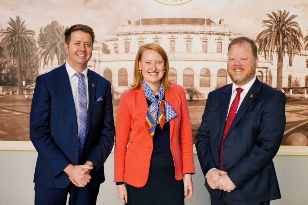 Hon-Stephen-Pratt-MLC,-Hon-Donna-Faragher-MLC-and-Hon-Matthew-Swinbourn-MLC