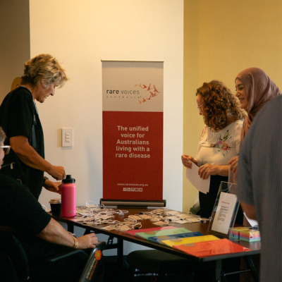 Attendees at the Showcase