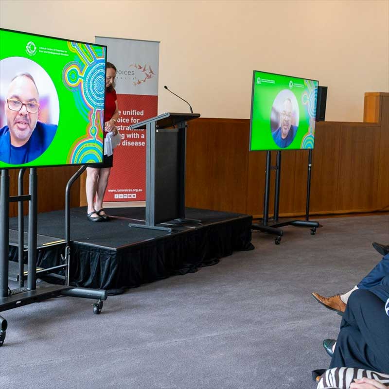 2026-Rare-Disease-Day-Parliamentary-Event-4 Clin/Prof Gareth Baynam speaking via video