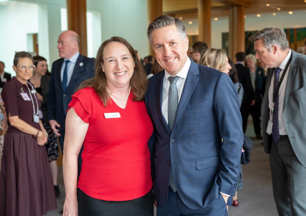 Hon Mark Butler MP and Nicole Millis