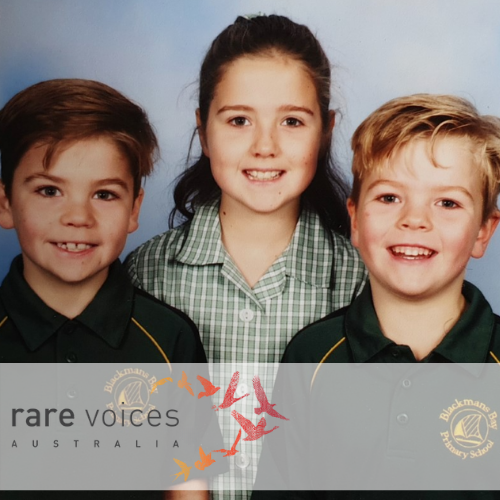 Jemima with her siblings