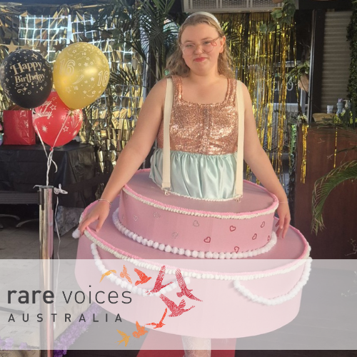 Gabby with 16th birthday outfit