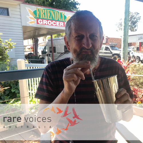 Vince drinking a milkshake