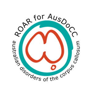 AusDocc-300×300 Logo for AusDoCC. ROAR for AusDoCC, australian disorders of the corpus callosum.